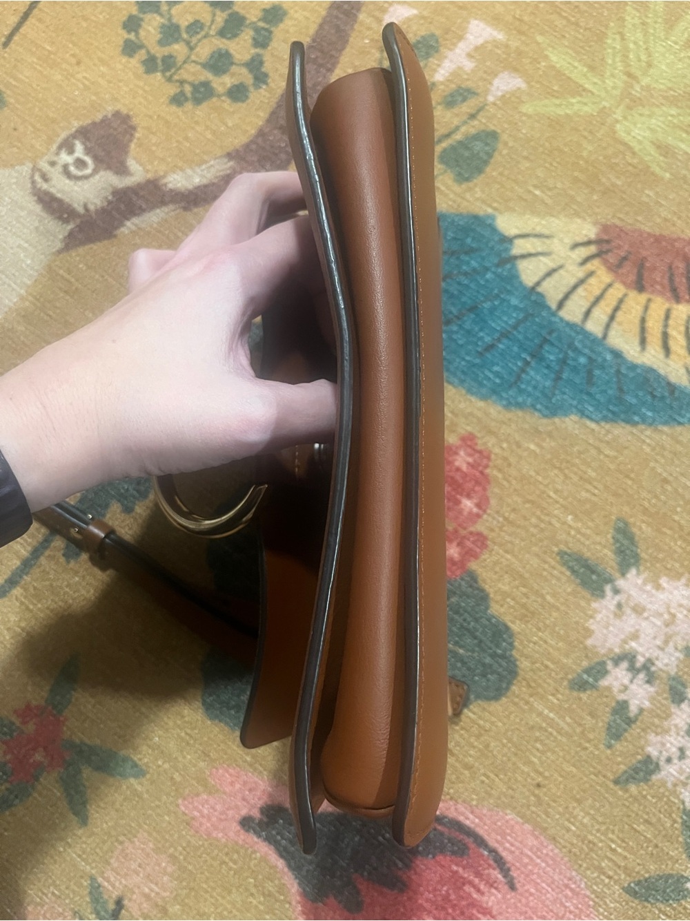 Authentic Chloe Faye Brown Leather & Suede Shoulder Bag - Picture 5 of 11